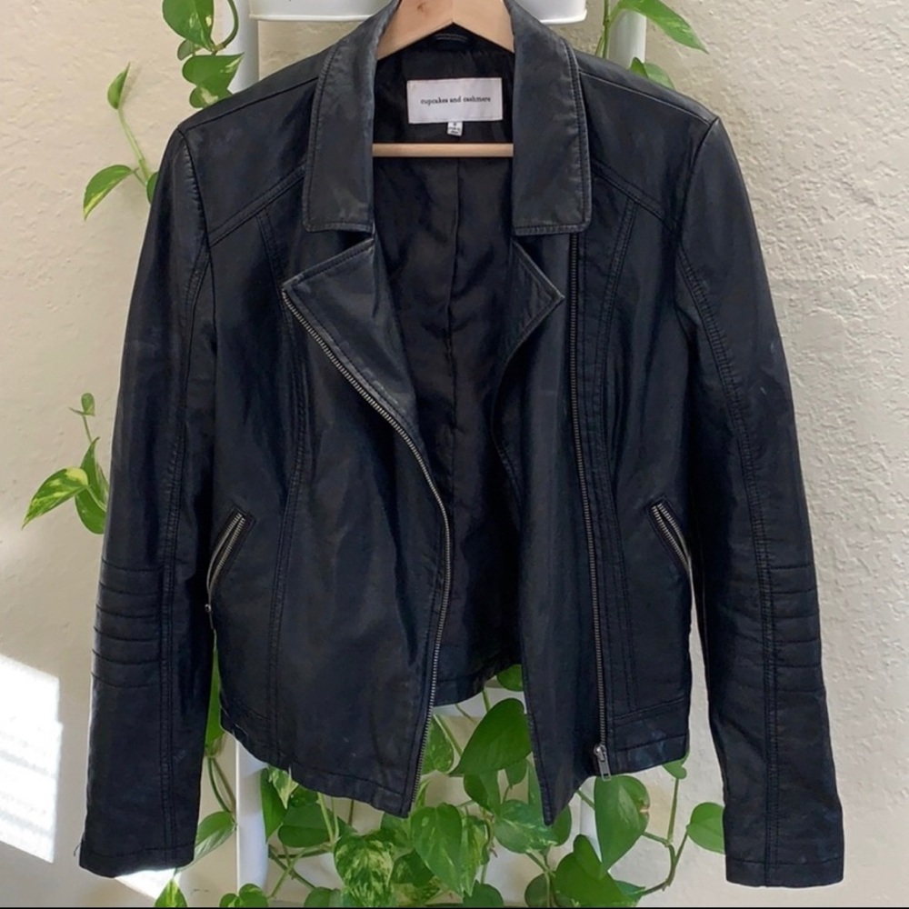 Cupcakes and Cashmere Leather Jacket